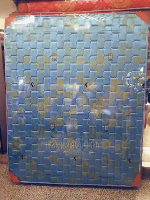 Mattress 6x6x7 Inches.Quilted Density.( Blue)