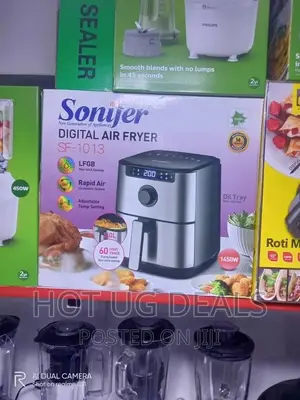 5L Sonifer Digital Air Fryer SF-1013 - Silver