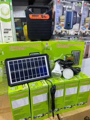 Solar Kit/ Solar System With Fm Radio/4 Bulbs