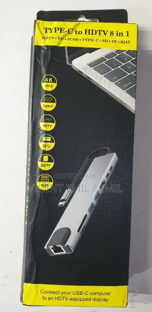 Type C to HDTV Hub 8 in 1
