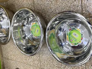 Heavy Stainless Steel Round Bowl for Utensils