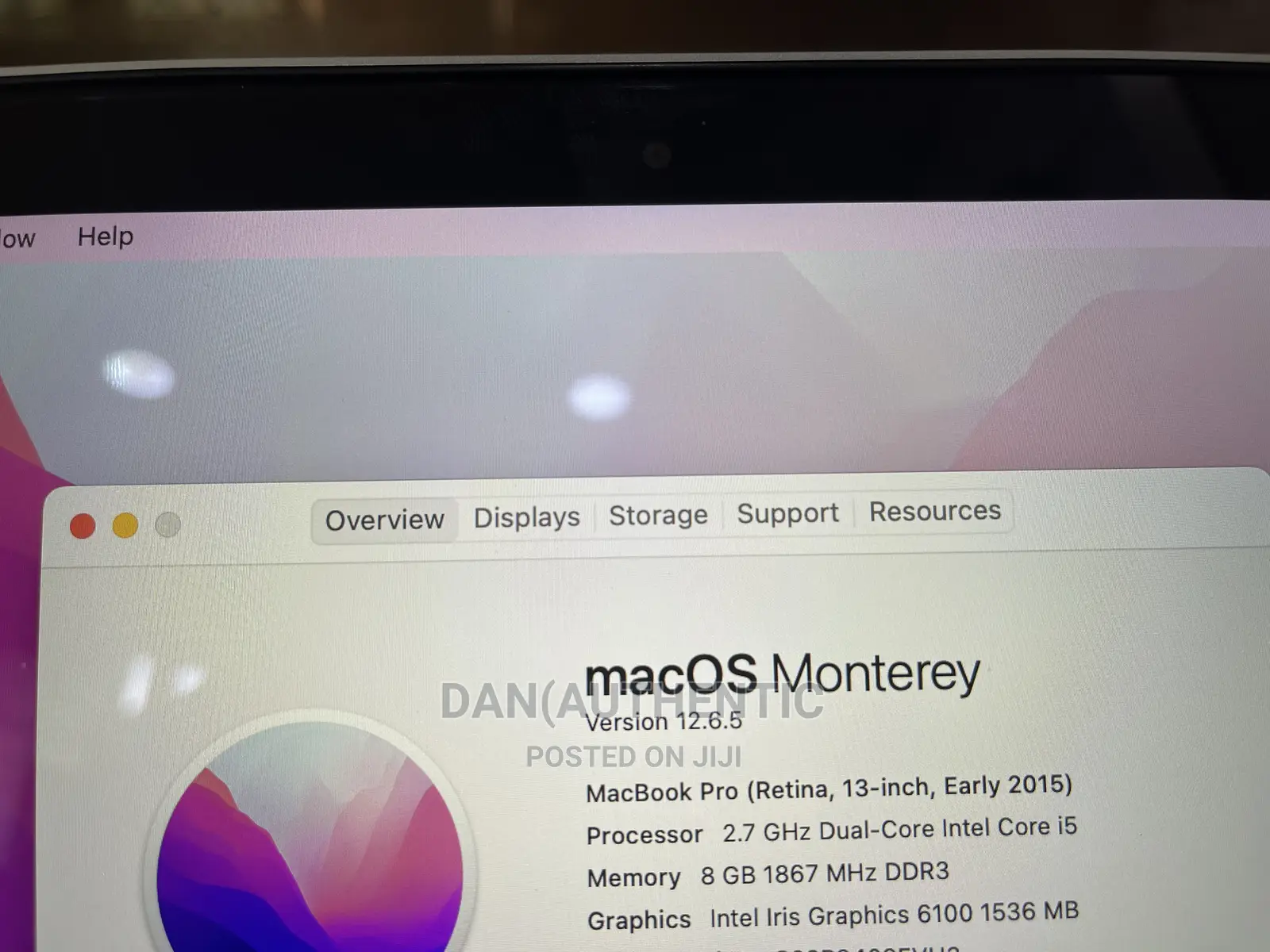 Laptop Apple MacBook Pro 2015 8GB Intel Core I5 SSD 128GB