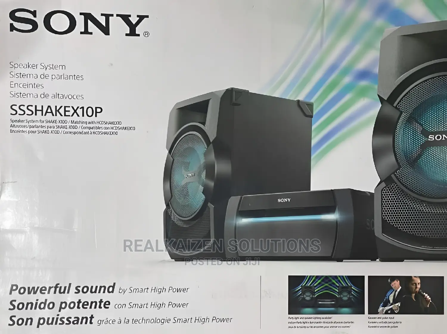 Sony SHAKEX10 High Power Bluetooth Home Hifi Audio System