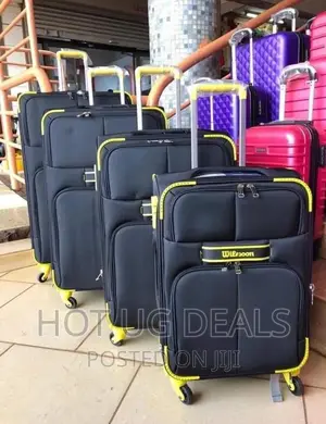 4pcs of Fashion Travel Suitcases Bag (S,m,l,xl)- Black