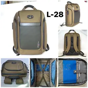 Anti Theft Travel Laptop Book Bag Backpack 18inch - Black