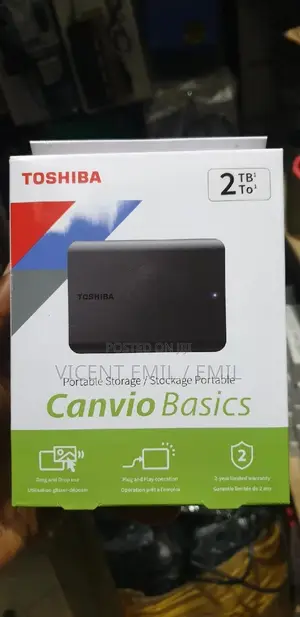 External Harddrive 2TB Toshiba