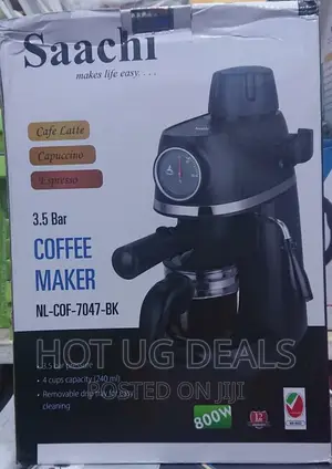 Saachi 3.5bar Coffee Maker Nlcof 7054 -black