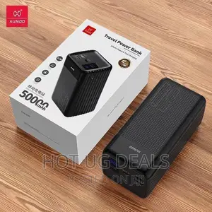 50000mah Heavy Duty Tavel Power Bank- Black
