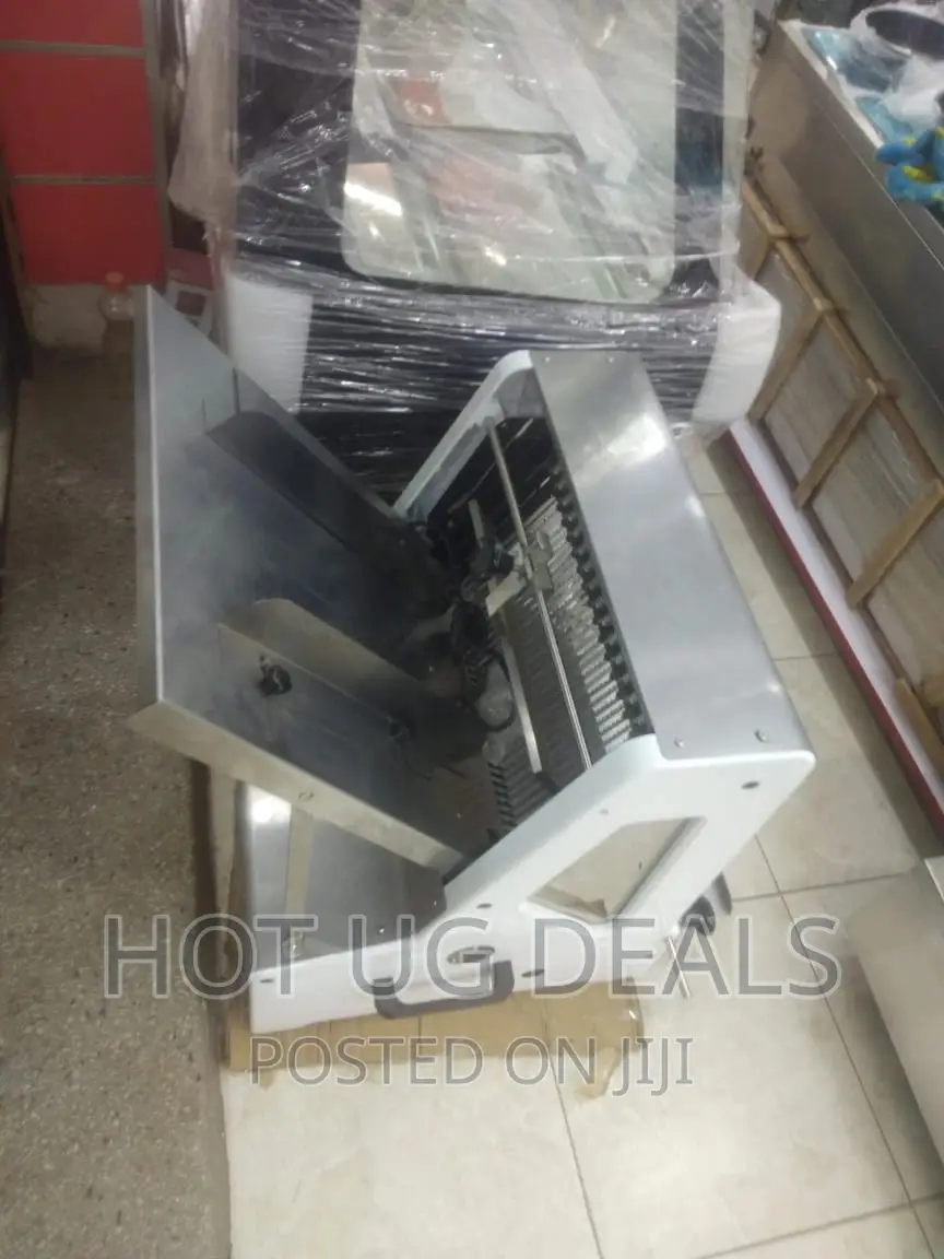 Commercial Bread Slicer Machine - Silver