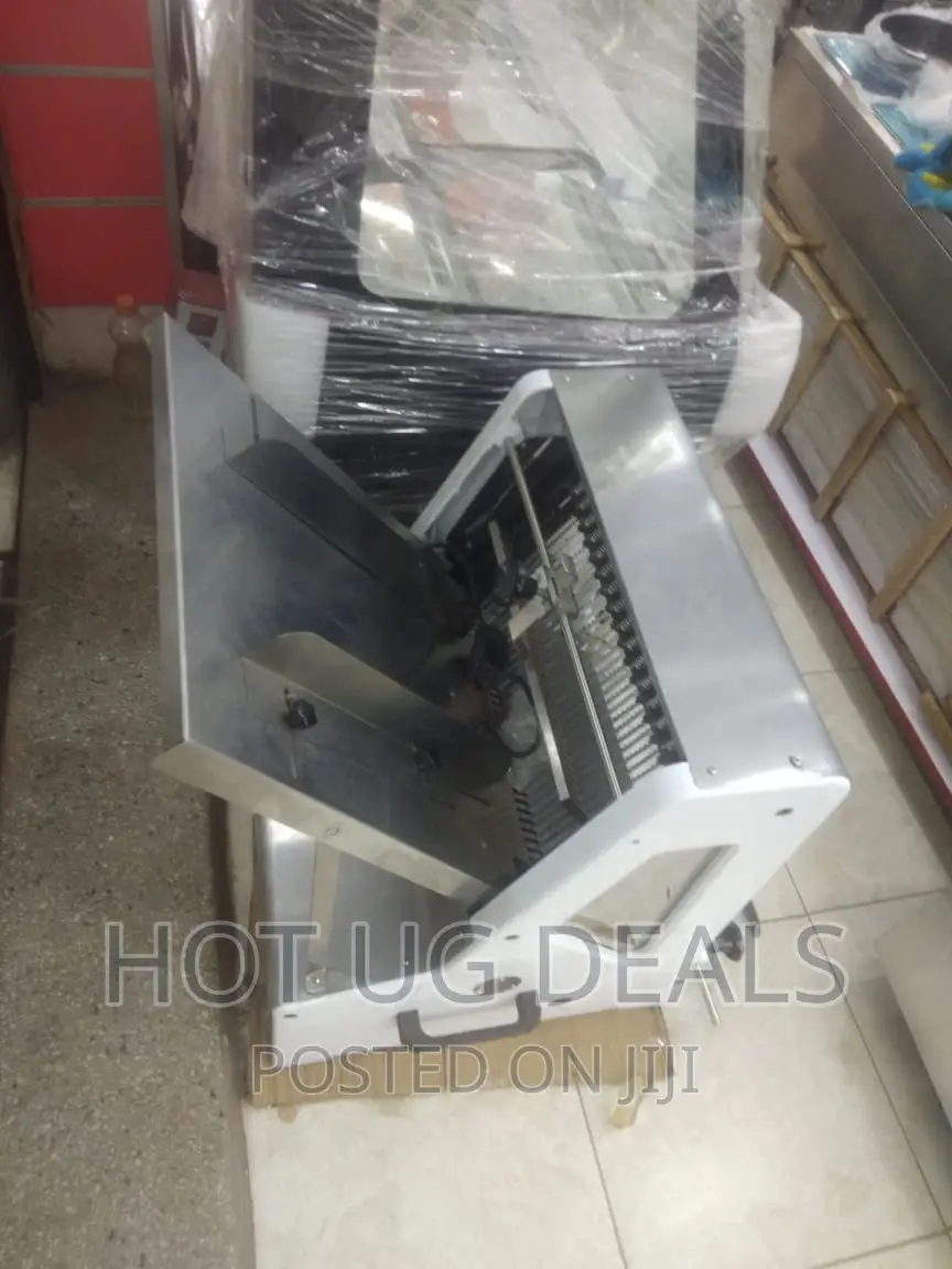 Commercial Bread Slicer Machine - Silver