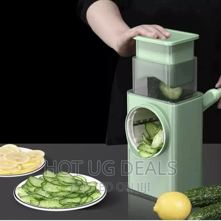 Multi-Function Vegetable Slicer Cutter Rotary Grater Kitchen