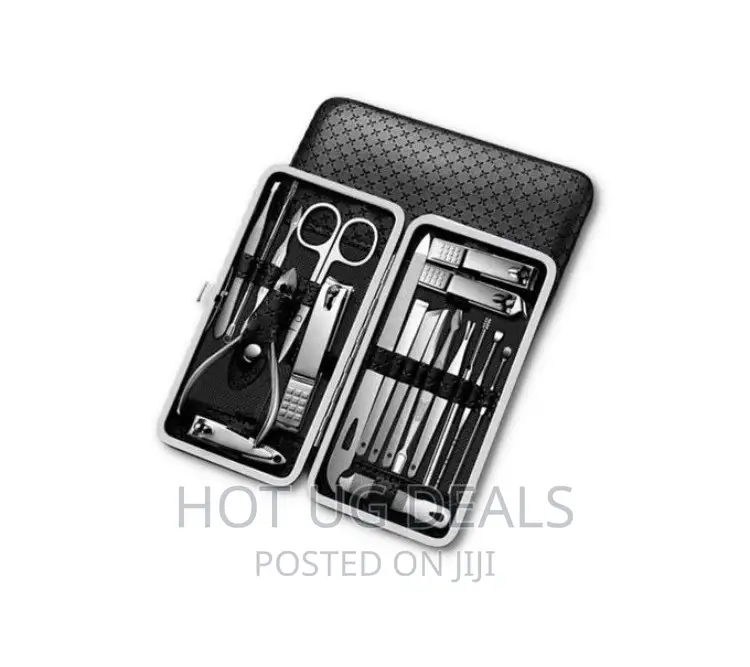 Manicure Nail Care Pedicure Kit-19 in 1with Travel Case