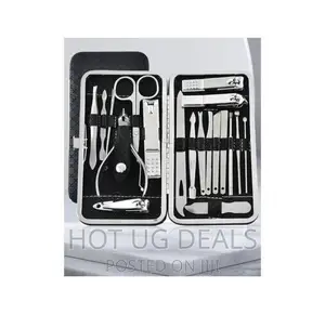 Manicure Nail Care Pedicure Kit-19 in 1with Travel Case