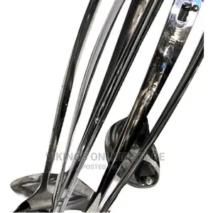 Long Dinner Serving Utensils/Spoons With Stand, 7pcs