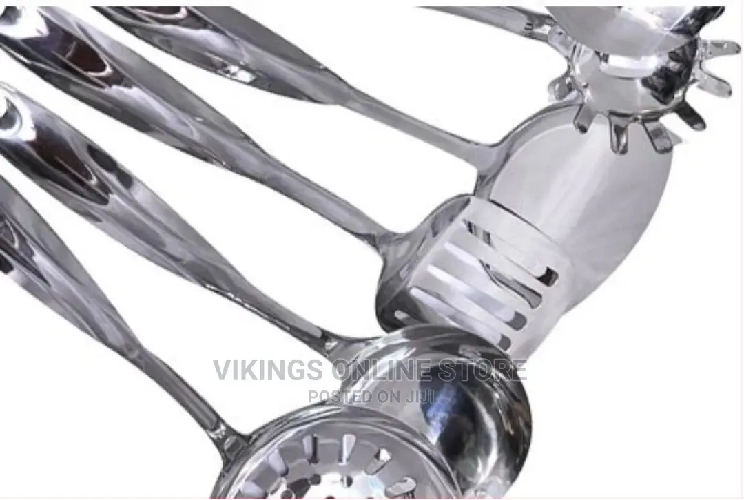6 Pieces of Kitchen Tool Food Serving Spoons Cutlery Set