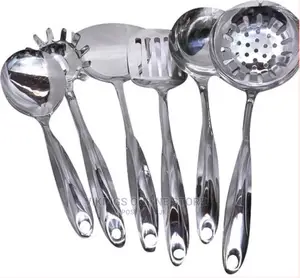 6 Pieces of Kitchen Tool Food Serving Spoons Cutlery Set
