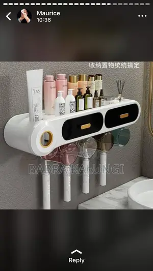 Bathroom Toothbrush Holder 5 in 1