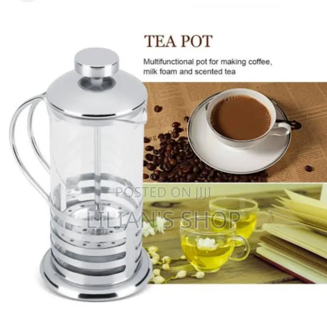 Stainless Steel French Press Coffee Filter Pot (Tea Maker)