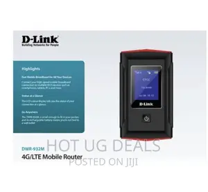 D-Link 4G LTE DWR-932M Mobile Router Mifi – Black