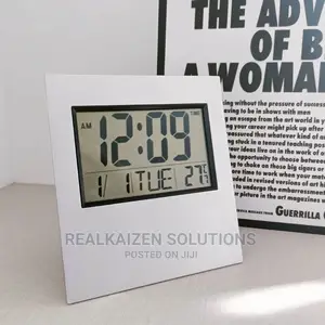 LCD Digital Electronic Alarm | Date | Calendar | Temp Clock