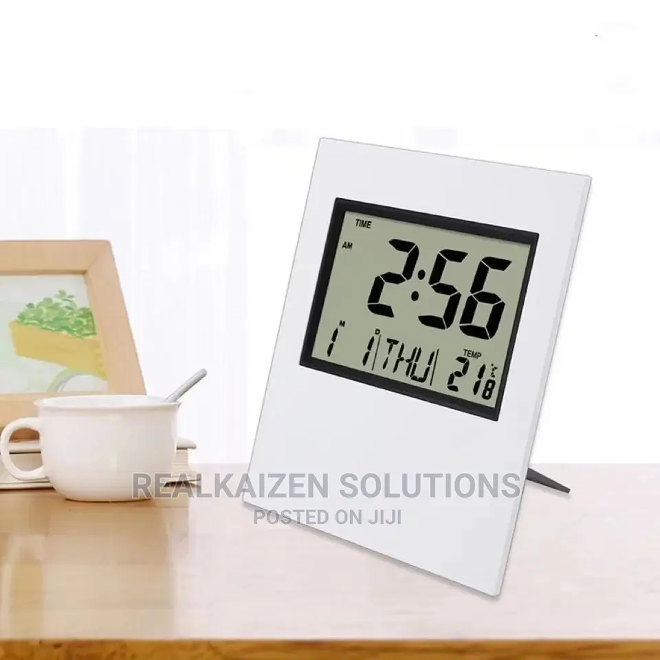 LCD Digital Electronic Alarm | Date | Calendar | Temp Clock