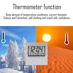 LCD Digital Electronic Alarm | Date | Calendar | Temp Clock