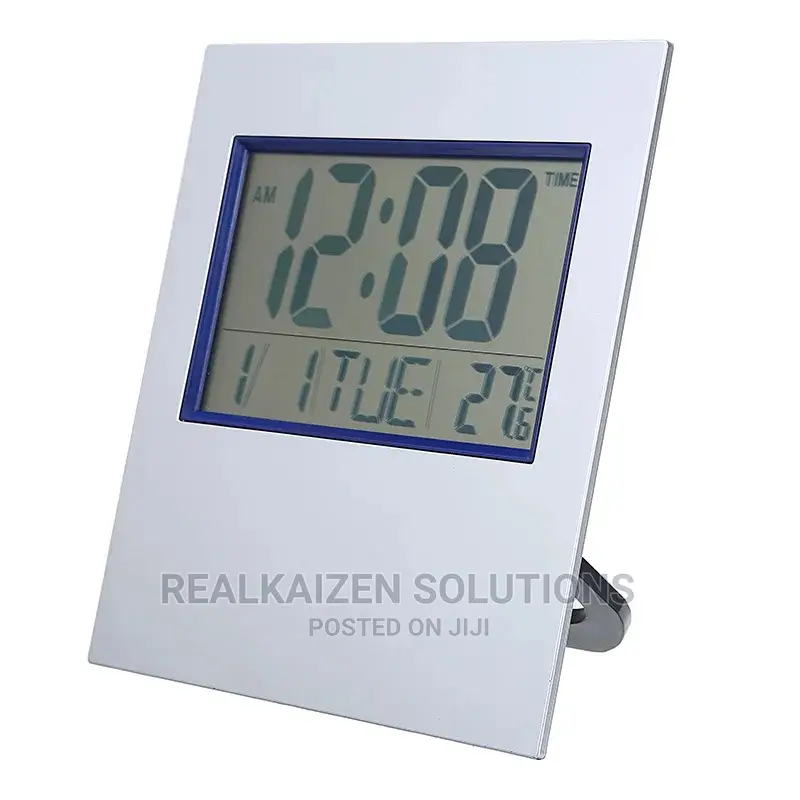 LCD Digital Electronic Alarm | Date | Calendar | Temp Clock