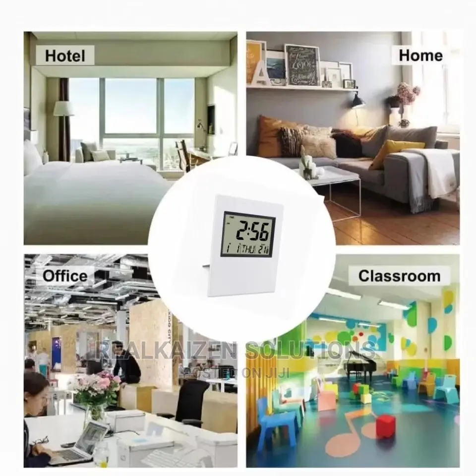 LCD Digital Electronic Alarm | Date | Calendar | Temp Clock