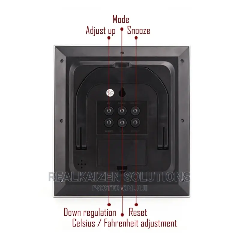 LCD Digital Electronic Alarm | Date | Calendar | Temp Clock