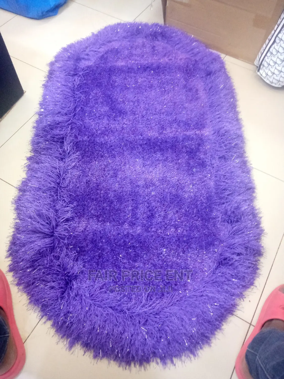 Vip Executive Original Wool Bedside Carpet.Large.( Purple)
