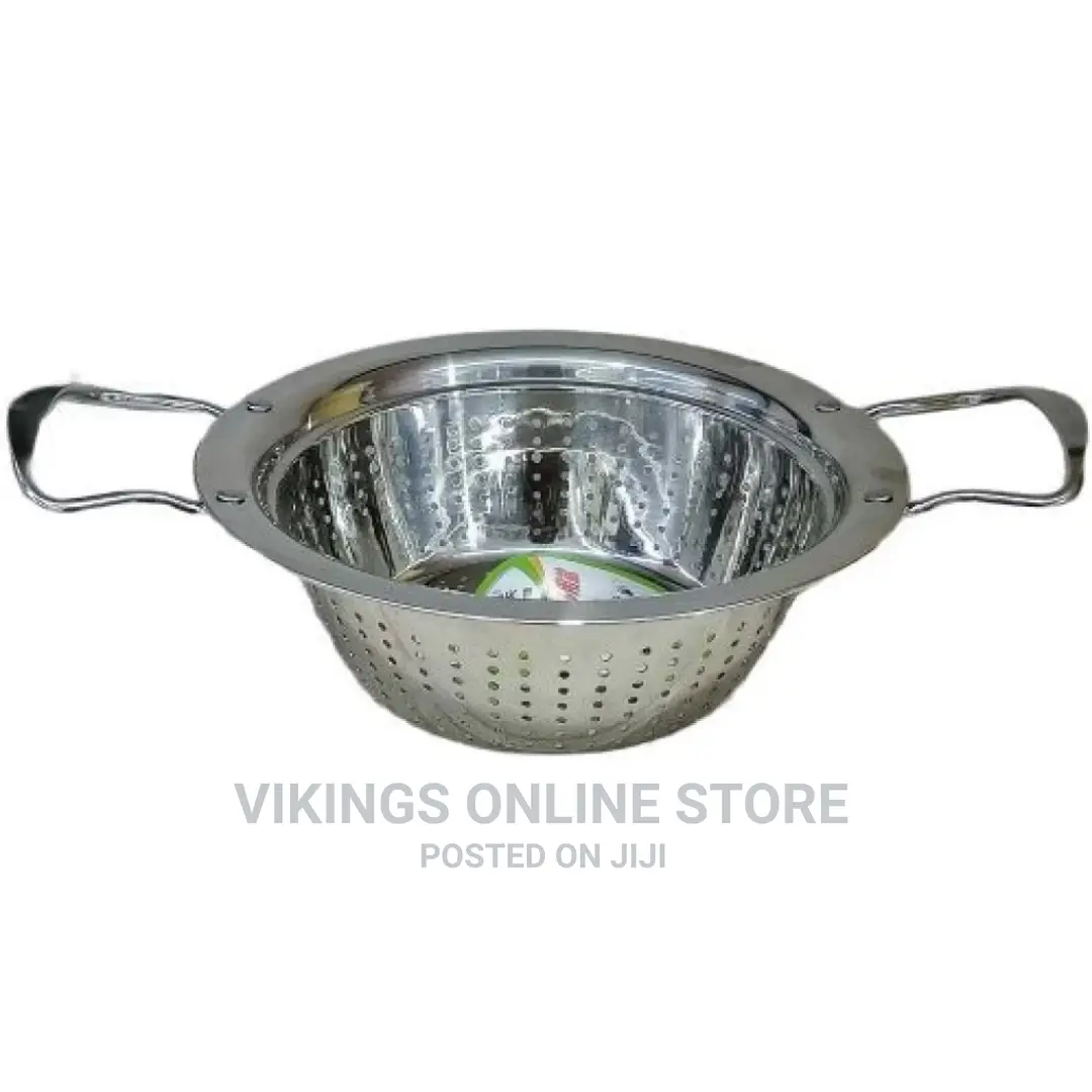 28 Cm Stainless Steel Rice, Vegetable Strainer Colander,