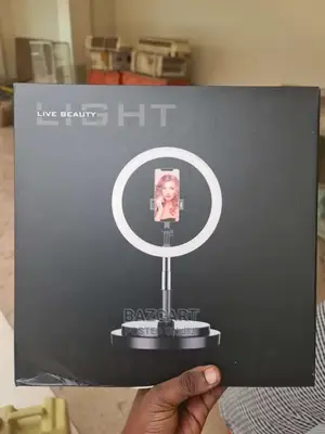 Table Ring Light With Phone Holder
