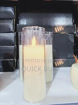 12pcs Plastic LED Smokeless Candles Warm White