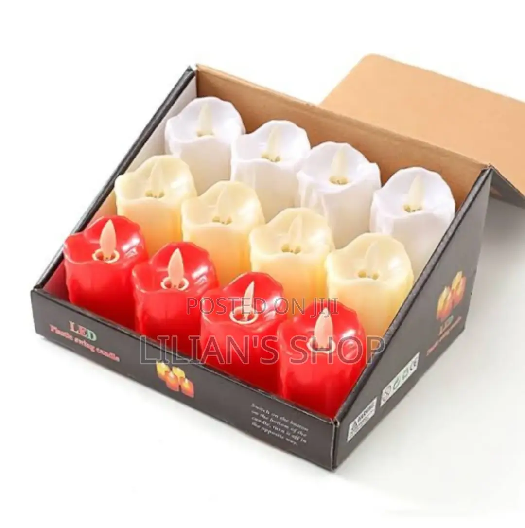 12pcs Led Plastic Swinging Candles