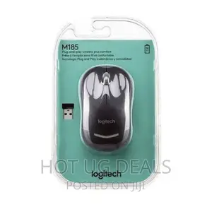 Logitech M185 Wireless Mouse, 2.4ghz With USB Mini Receiver