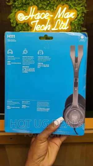 Logitech H111 Stereo Headset -Black