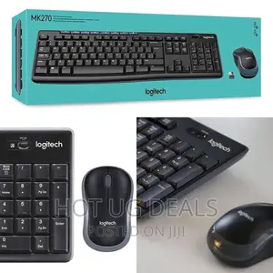 Logitech MK270 Wireless Keyboard and Mouse Combo - Grey