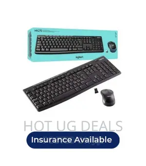 Logitech MK270 Wireless Keyboard and Mouse Combo - Grey