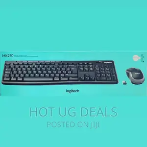 Logitech MK270 Wireless Keyboard and Mouse Combo - Grey
