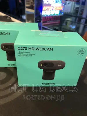 Logitech C270 Hd Webcam - Black