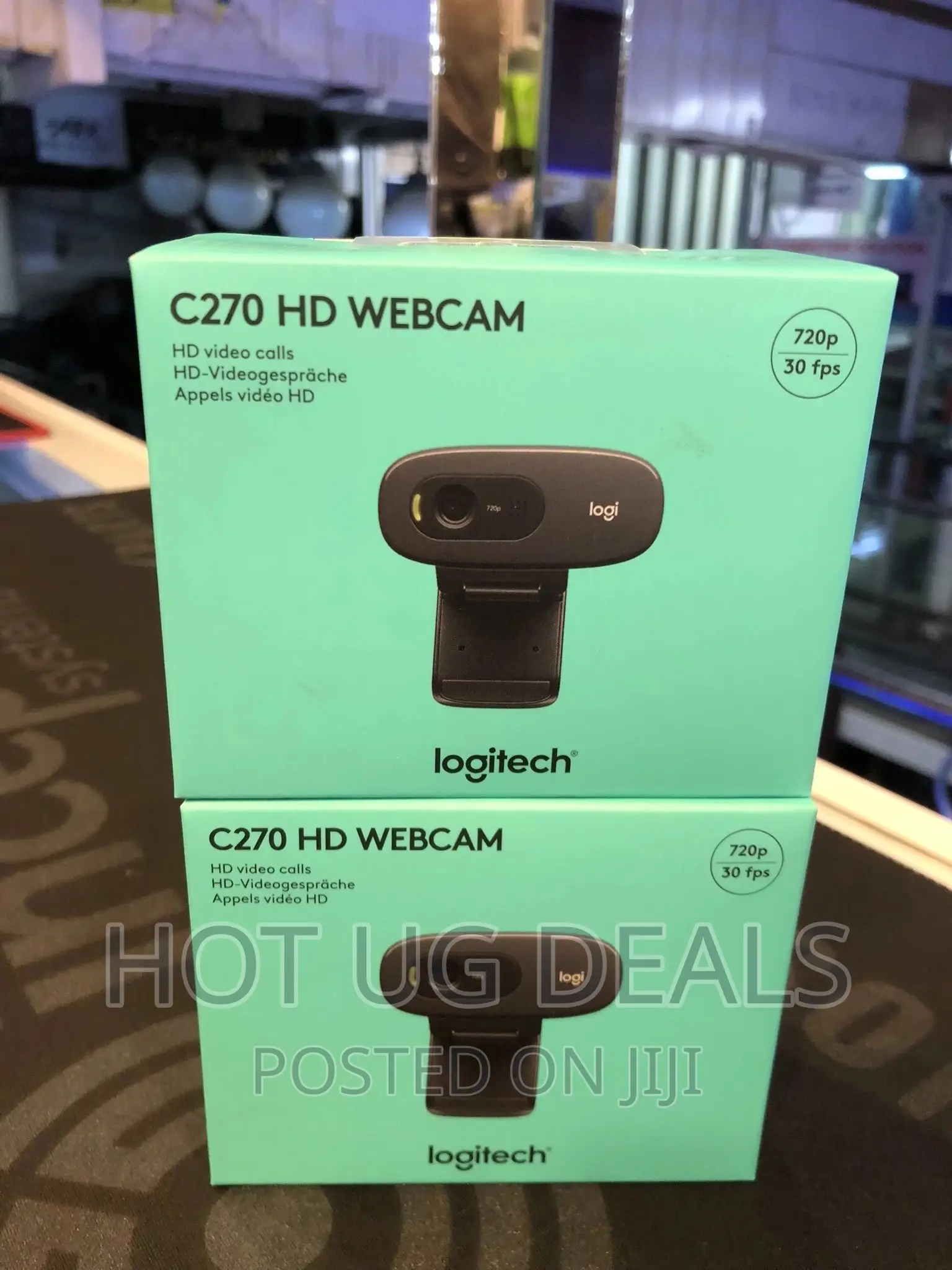 Logitech C270 Hd Webcam - Black