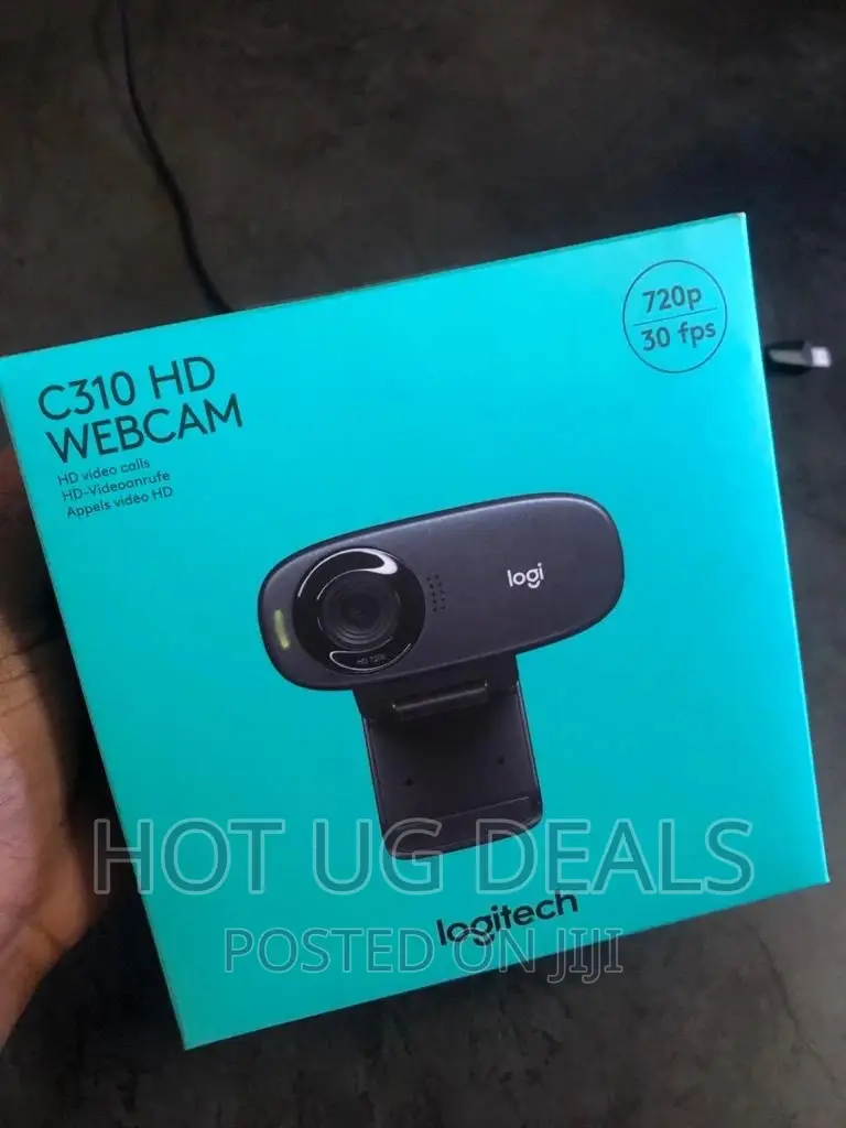 Logitech C310 Hd Webcam - Black
