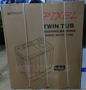 9.5kg Pixel Twin Tub Washing Machine- White