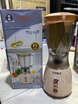 Zaiba 1.5L Electric Juice Unbreakable Blender - Cream