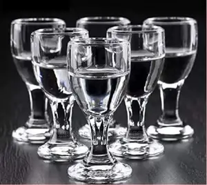 11ml 0.4oz Small Cocktail Whisky Mini Shot Glasses Set of 6