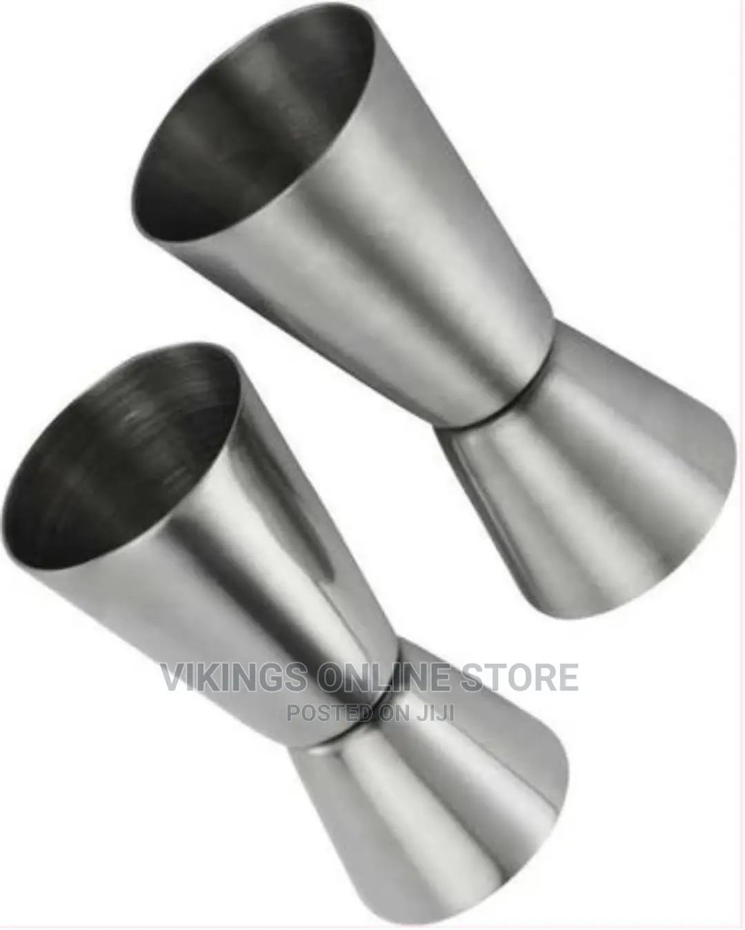 2PC Jigger Spirit Cocktail Alcohol Double Shot Measure Cup