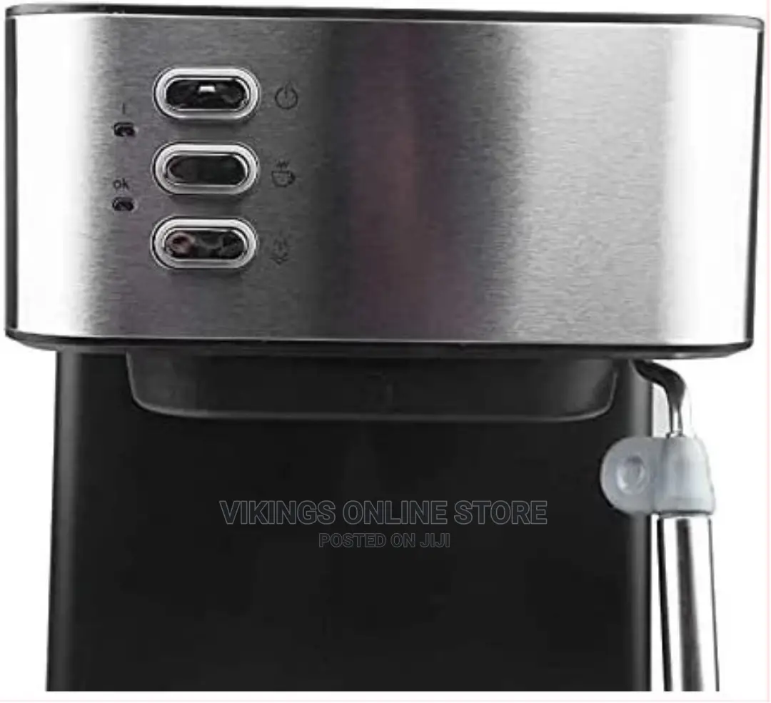 DSP 1.6 Litre Electric Espresso Coffee Maker Machine- Silver