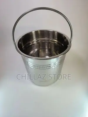 Stainless Steel Ice Bucket.