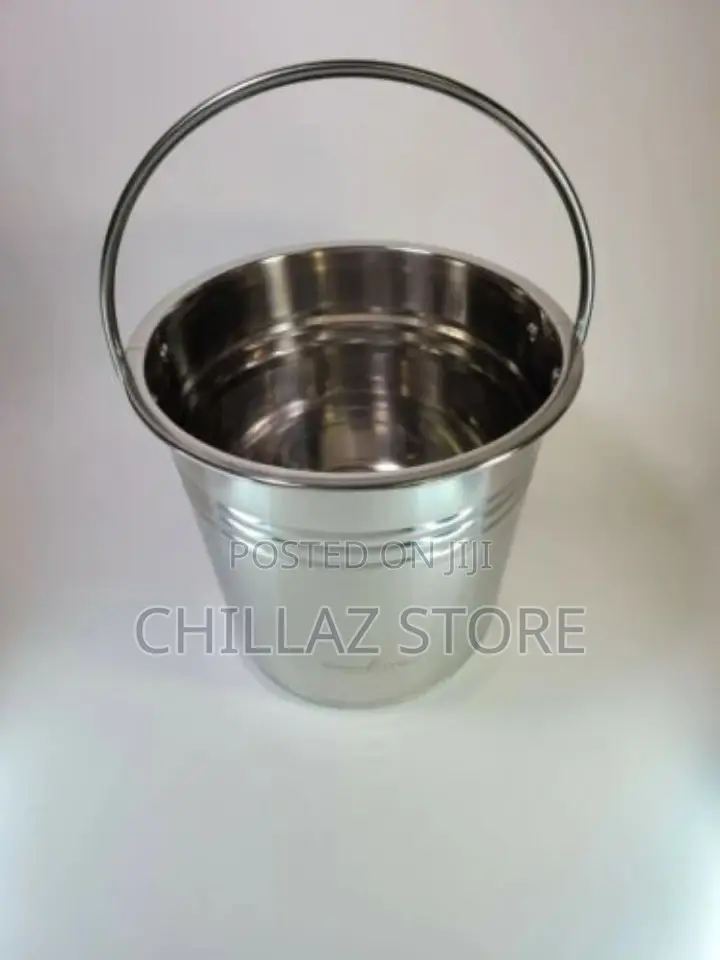 Stainless Steel Ice Bucket.