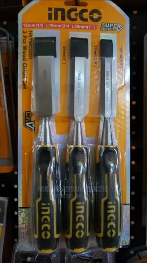 Ingco Wood Chisel Set - 3pcs